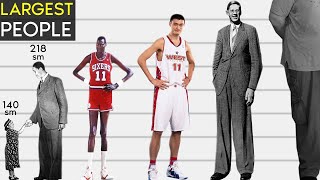 The Tallest People In The World Height Comparison [upl. by Falconer344]