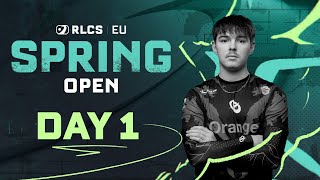 RLCS Spring Open  Europe  Day 1 [upl. by Shanleigh]