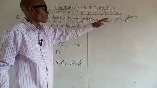 Geometric distribution factorization theorem [upl. by Illene549]