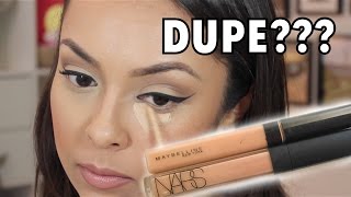 Nars Radiant Creamy Concealer vs Maybelline Fit Me Concealer  TrinaDuhra [upl. by Ennalyrehc]