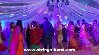 Spectacular evening with STRINGS Garba band as feat in the film LOVERATRI London UK [upl. by Arbuckle]