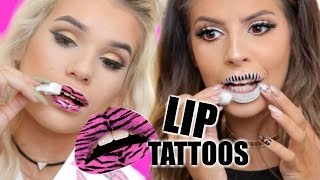 TESTING CRAZY LIP TATTOOs With Sylvia Gani [upl. by Nyved]