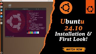 Ubuntu 2410  Installation amp First Look [upl. by Enoyrt]