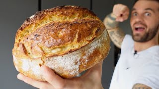 Recette du PAIN au LEVAIN sans pétrissage et sans façonnage [upl. by Fang343]