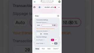 How To Set Slippage On Uniswap  MetaMask TrustWallet Other Wallets  Slippage Tolerance Uniswap [upl. by Ferriter]