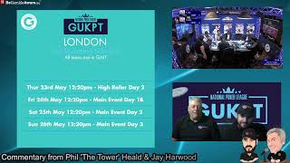 GUKPT London Main Event Day 1B [upl. by Noiemad]