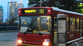 Dennis Dart SLF 102mPlaxton Pointer on Route 132 at North Greenwich Station [upl. by Alik391]