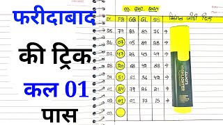 faridabadghaziybadsinglejodi sattaking faridabad faridabadsattasattatrick singlejodi [upl. by Schluter]