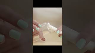 How to insert a tampon easily during your period shorts tampon periods [upl. by Bicknell486]