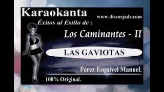 LAS GAVIOTAS KARAOKE LOS CAMINANTES [upl. by Miner553]