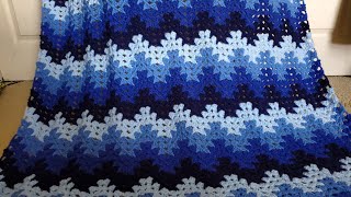 Spiked Ombre Granny Chevron AfghanEasy and Beautiful Crochet Baby AfghanEasy Crochet Baby Blanket [upl. by Fuller]