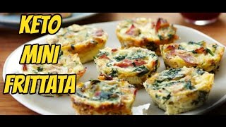 Keto Mini Bacon and Spinach Frittata [upl. by Julietta766]