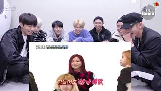 BTS reaction BLACKPINK dance 2X BOOMBAYAH [upl. by Forest]