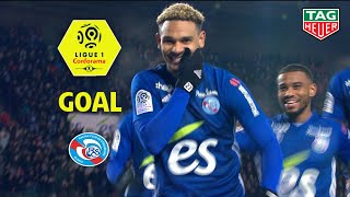 Goal Kenny LALA 90 3  RC Strasbourg Alsace  Girondins de Bordeaux 10 RCSAGdB  201819 [upl. by Irreg]