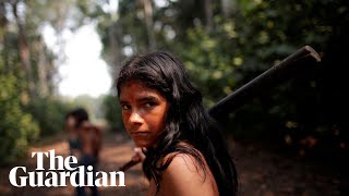 Amazon fires the tribes fighting to save their dying rainforest [upl. by Czarra869]