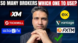 Which broker to use in INDIA exness xmbroker octafx [upl. by Trebloc]