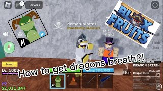 How to get dragon breath fighting style in blox fruit for 1500 fragments easy [upl. by Nigrom]