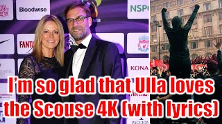 Ulla Klopp song with lyrics  I Feel Fine Liverpools Fans Video in 4K [upl. by Nilyaj]