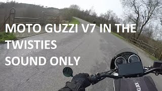 Moto Guzzi V7 sound only [upl. by Rivalee]