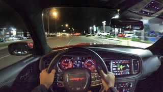 2021 Dodge Charger SRT Hellcat Redeye Widebody POV Night Drive 3D AudioASMR [upl. by Etnaid]