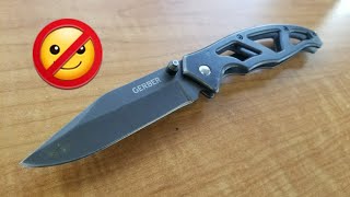 Gerber Paraframe Review  Cheap knives I DONT like  Episode 3 [upl. by Arahsal]