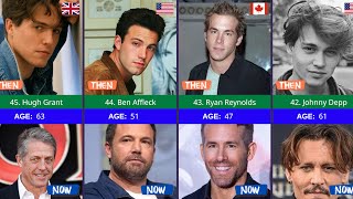 The 100 Richest Actors in the Hollywood Then and Now [upl. by Aspa]