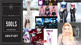 Limited Time 99L Head 1000L store credit 500L Giftcard New Free gifts in Second Life [upl. by Ayatan]