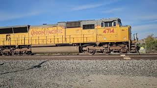 Union Pacific Mira Loma Hauler at Mira Loma in Jurupa Valley CA 10262024 [upl. by Elroy]