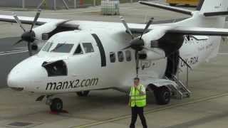 Isle Of Man manx2 return flight to Blackpool2012 [upl. by Khalin]