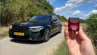 BMW 540i G30  LIVE TUNING on AUTOBAHN  STOCK vs STAGE 1 [upl. by Dewees]