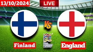 Finland Vs England  UEFA Nations League Live Match Score Today [upl. by Etnovad]