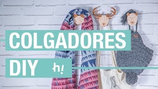 Colgadores de madera con forma de animales · Handfie DIY [upl. by Edlihtam239]