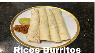 BURRITOS DE CARNE MOLIDA CON PAPAS [upl. by Lazaruk]