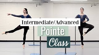 Intermediate Advanced Pointe Class  Kathryn Morgan [upl. by Ailati]