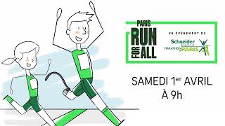 Découvre Paris Run for All  Schneider Electric Marathon de Paris [upl. by Wilmar]