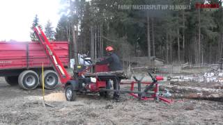 FARMI MASTERSPLIT WP 30 MOBILE Firewood Processor [upl. by Hyps]