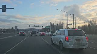 Snowy drive in Fairbanks Alaska October 17 2024 [upl. by Plante]