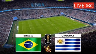 🔴BRAZIL VS URUGUAY LIVE STREAMING TODAY  FIFA WORLD CUP QUALIFIER CONMEBOL LIVE FULL MATCH [upl. by Nogas]