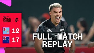 All Black 7s steal it in the last minute  Fiji v New Zealand  Full Match Replay  Dubai HSBC SVNS [upl. by Ayerdna]