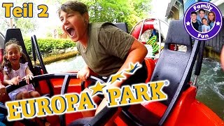 EUROPAPARK ACTION ERLEBNIS Tag 2  Adrenalin Pur in Achterbahnen  FAMILY FUN [upl. by Attelocin771]