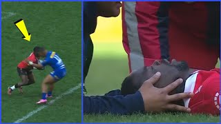 Angelo Davids RED CARD Sanele Nohamba Stretchered Off 🏉 The Stormers vs Lions [upl. by Loutitia]