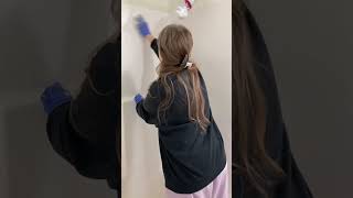 Toddler Mom ASMR Bathroom Cleaning 🧼😅 cleaning foryou asmrsounds shorts yt mom reality [upl. by Yriek976]