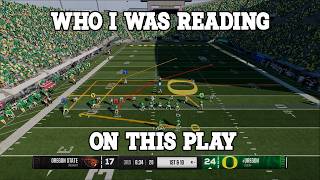 Who Im Reading On This College Football 25 Pass Play [upl. by Janeczka]