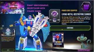 Transformers Earth Wars Tutorial Step by Step Guide to Equipping a DECEPTICON with a Power Core [upl. by Arrais]