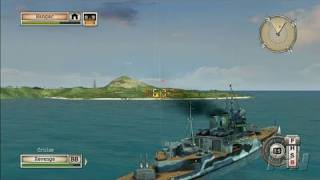 Battlestations Midway Xbox 360 Gameplay  Battleship Battle [upl. by Letrice]