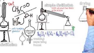 Esters 4 Organic Preparation amp Purification of an Ester [upl. by Anigue]