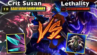 Full Crit Nasus vs Lethality Nasus How do they compare  Carnarius  League of Legends [upl. by Devan]