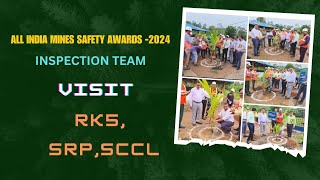 ALL INDIA MINES SAFETY AWARDS 2024 INSPECTION TEAM VISIT TO RK519072024 [upl. by Ellehcir]