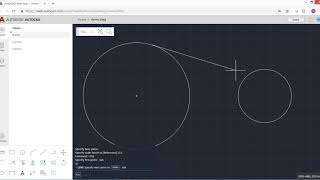 AutoCAD webアプリのコマンドライン [upl. by Nimrak]