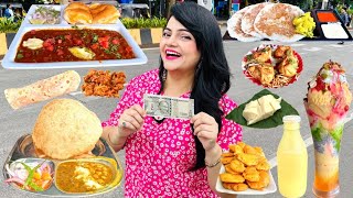 Rs 500 Street Food Challenge  Navi Mumbai Food Challenge [upl. by Nattirb929]